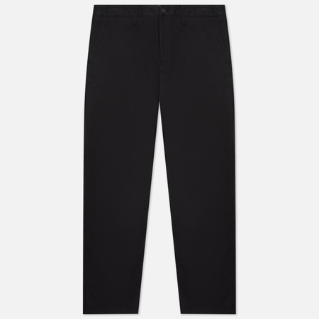 Мужские брюки Stone Island Stretch Gabardine Regular Chino, цвет чёрный, размер 36