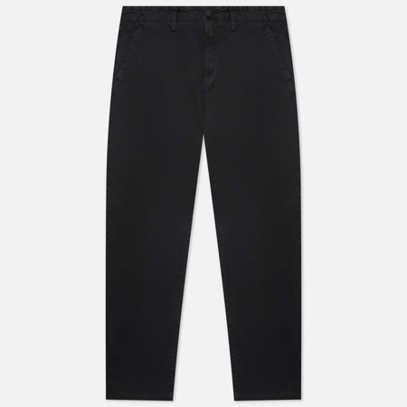 Мужские брюки Stone Island Stretch Broken Twill Cotton Old Effect Regular Fit, цвет чёрный, размер 34