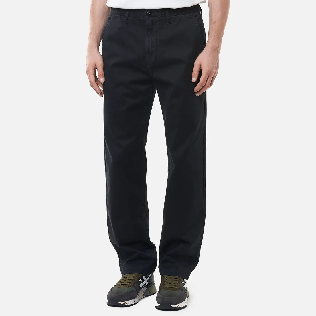 Stone Island Мужские брюки Stretch Broken Twill Cotton Old Effect Regular Fit