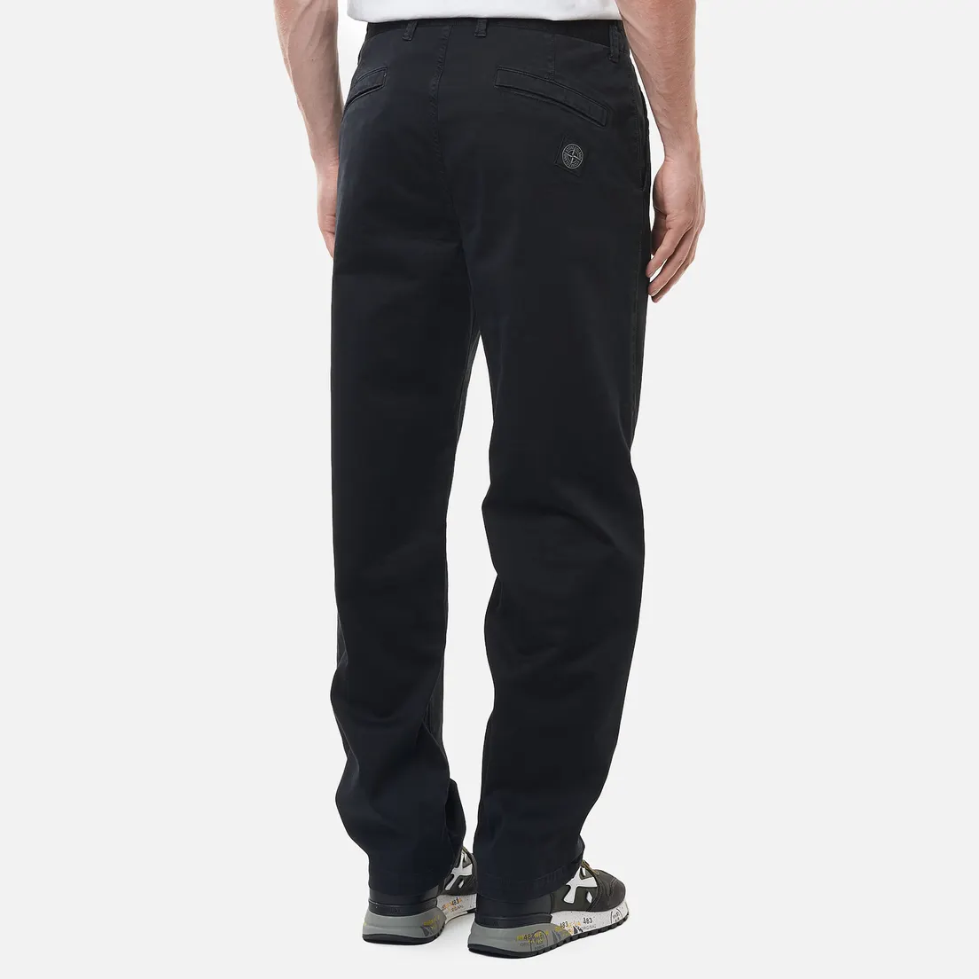 Stone Island Мужские брюки Stretch Broken Twill Cotton Old Effect Regular Fit
