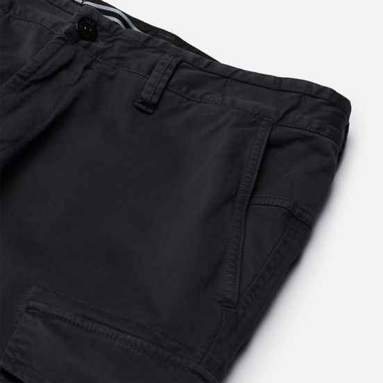Мужские брюки Stone Island Stretch Broken Twill Cotton Old Effect Slim Fit Antracite