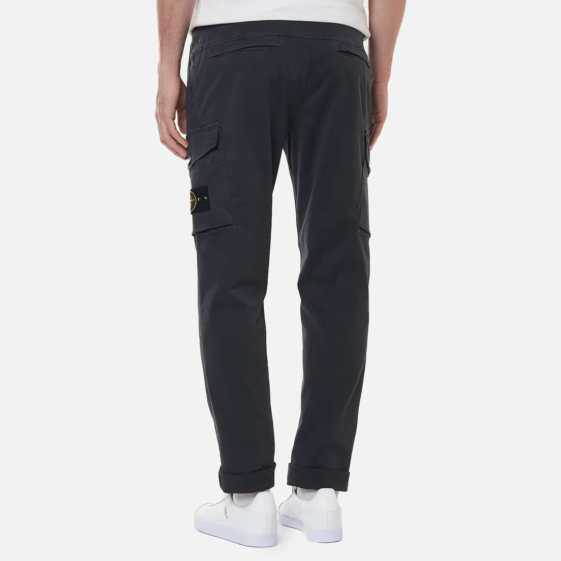 Stone Island Мужские брюки Stretch Broken Twill Cotton Old Effect Slim Fit