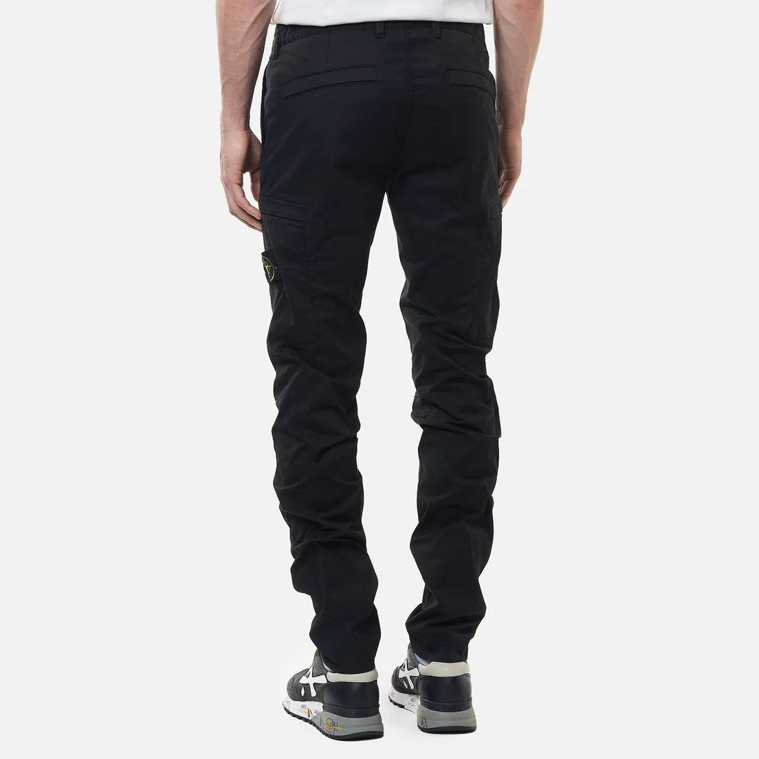 Stone Island Мужские брюки Stretch Cotton Gabardine Cargo Slim Fit