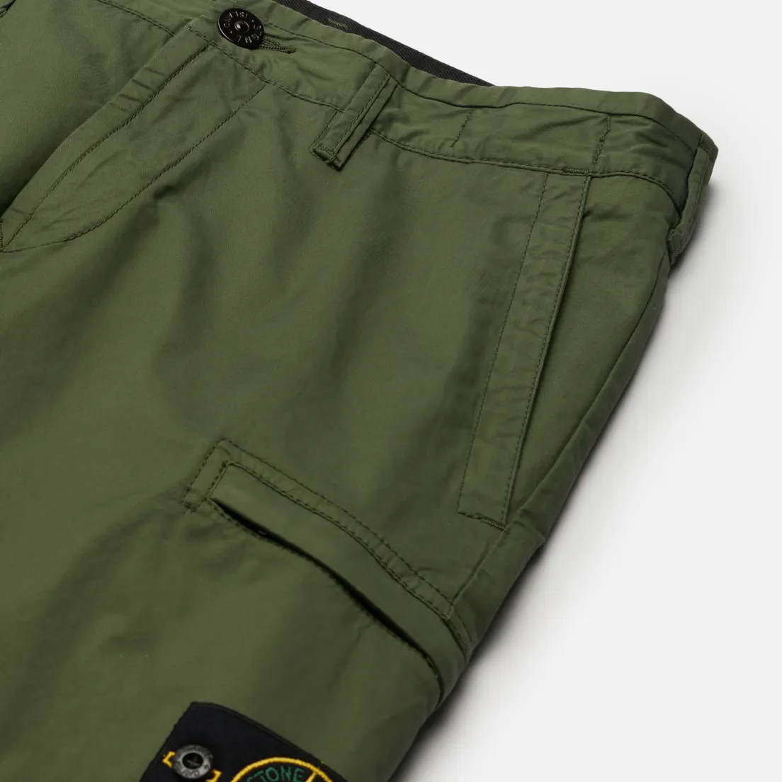 Stone Island Мужские брюки Stretch Cotton Gabardine Cargo Slim Fit