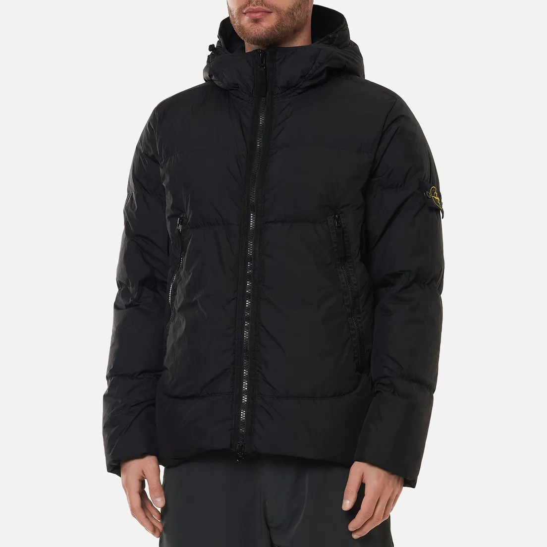Stone Island Мужской пуховик Crinkle Reps NY Down
