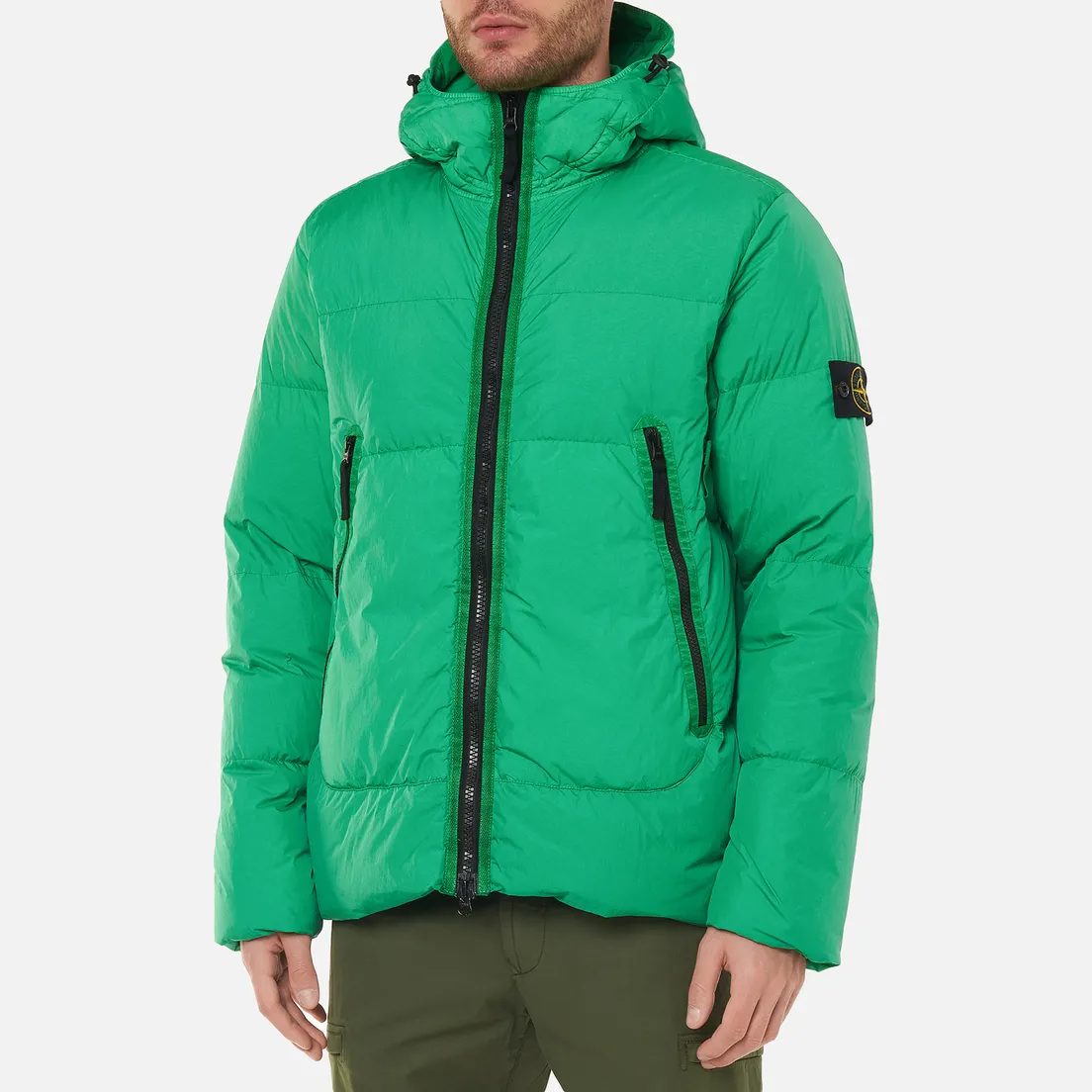 Stone Island Мужской пуховик Crinkle Reps NY Down