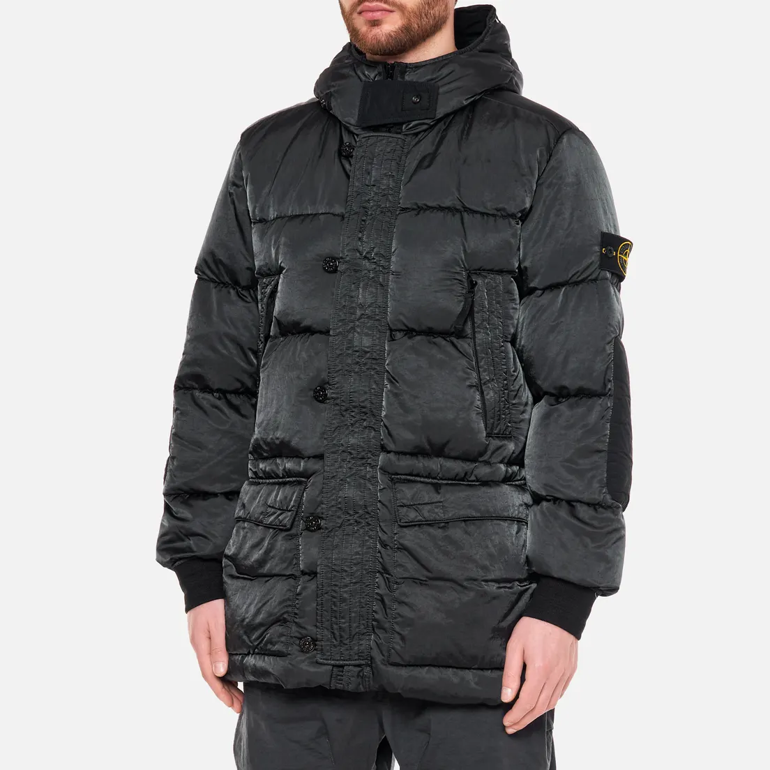 Stone Island Мужской пуховик Nylon Raso Down-TC