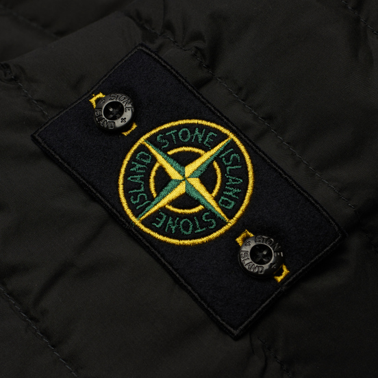 Мужской пуховик Stone Island O-Cotton/R-Nylon Tela Black