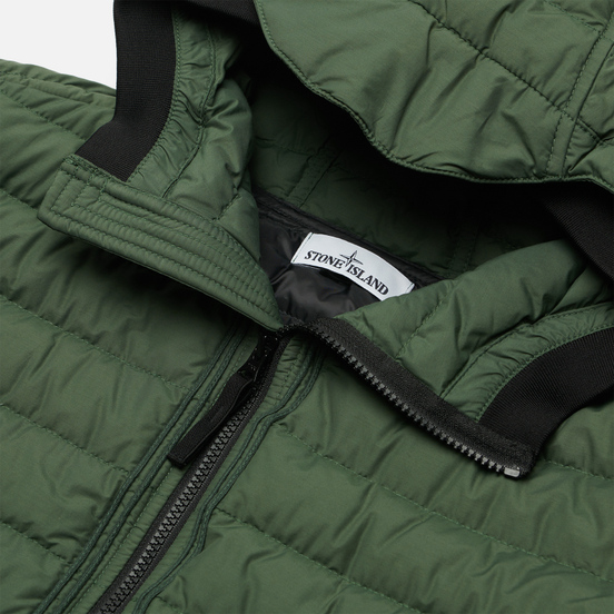 Мужской пуховик Stone Island O-Cotton/R-Nylon Tela Sage Green