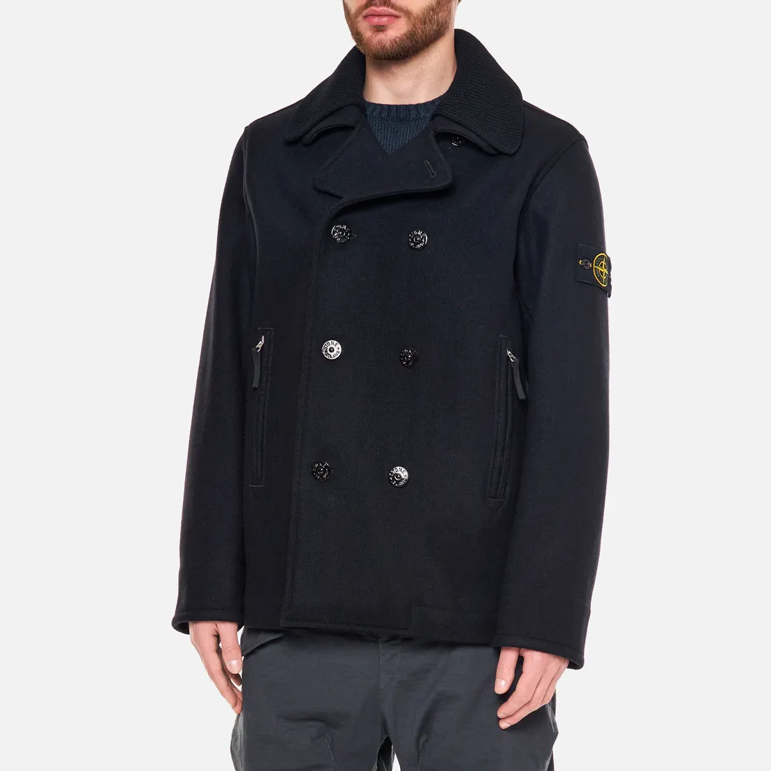 Stone Island Мужское пальто Panno Speciale