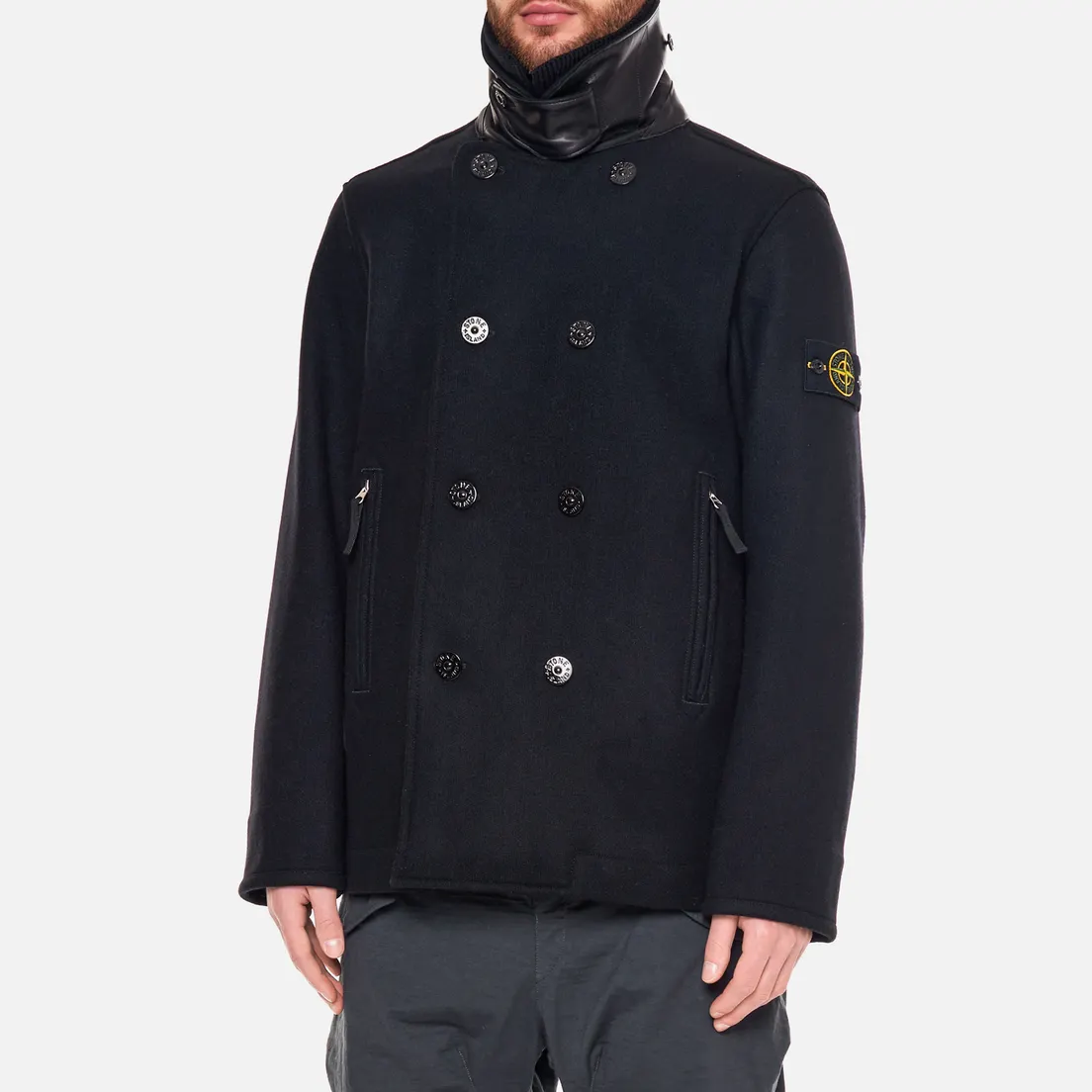 Stone Island Мужское пальто Panno Speciale