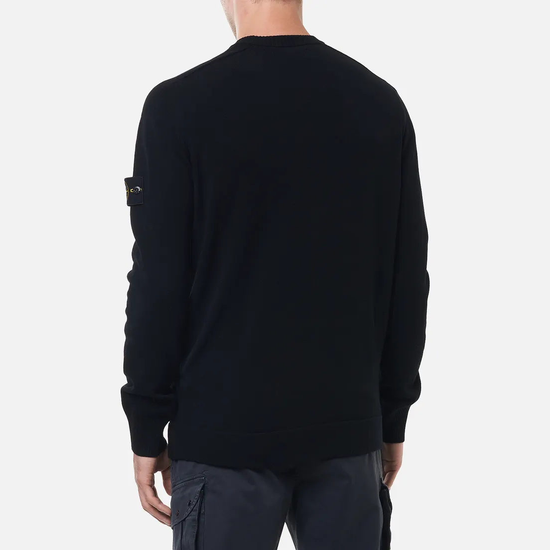 Stone Island Мужской свитер Classic Ribbed Neck Wool