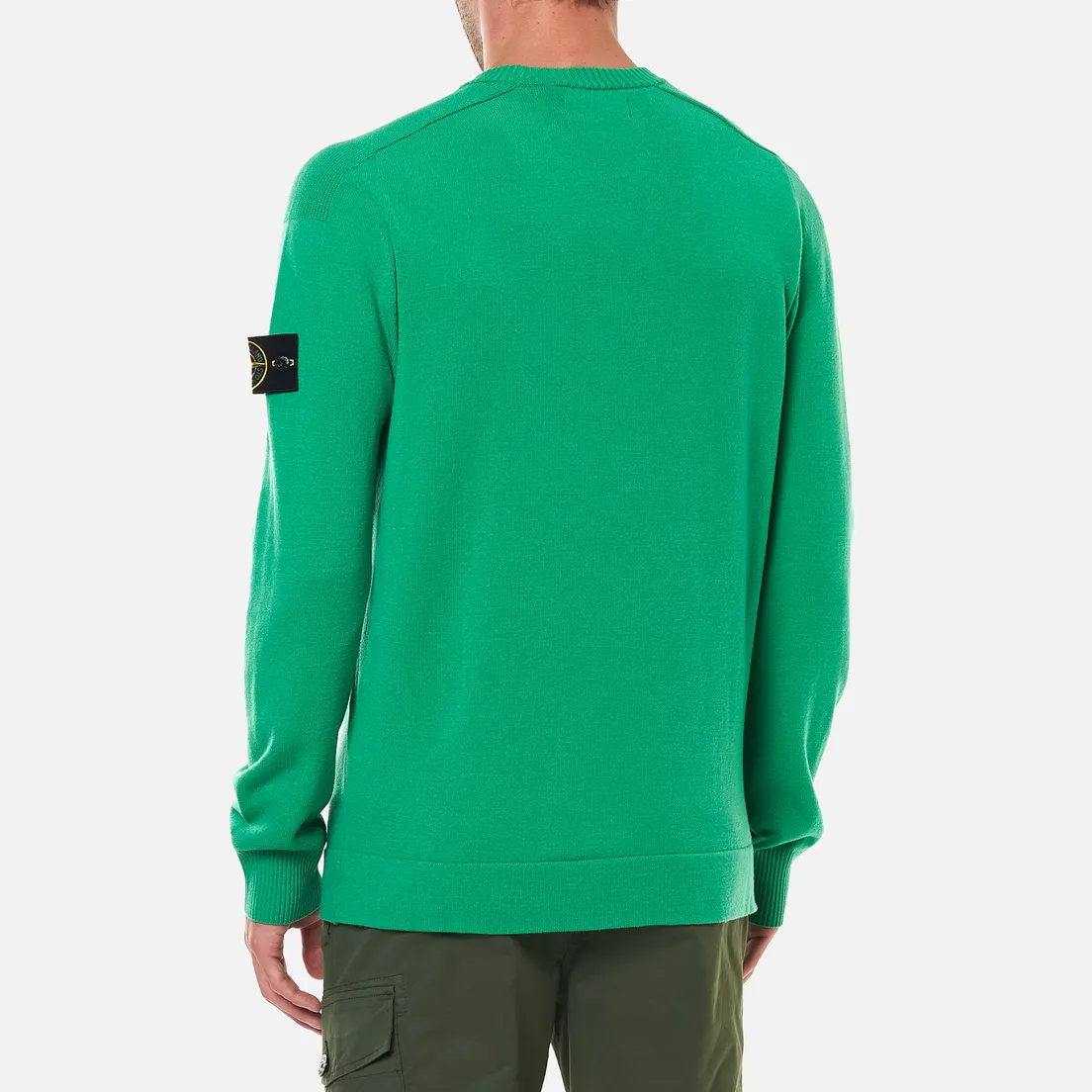 Stone Island Мужской свитер Classic Ribbed Neck Wool