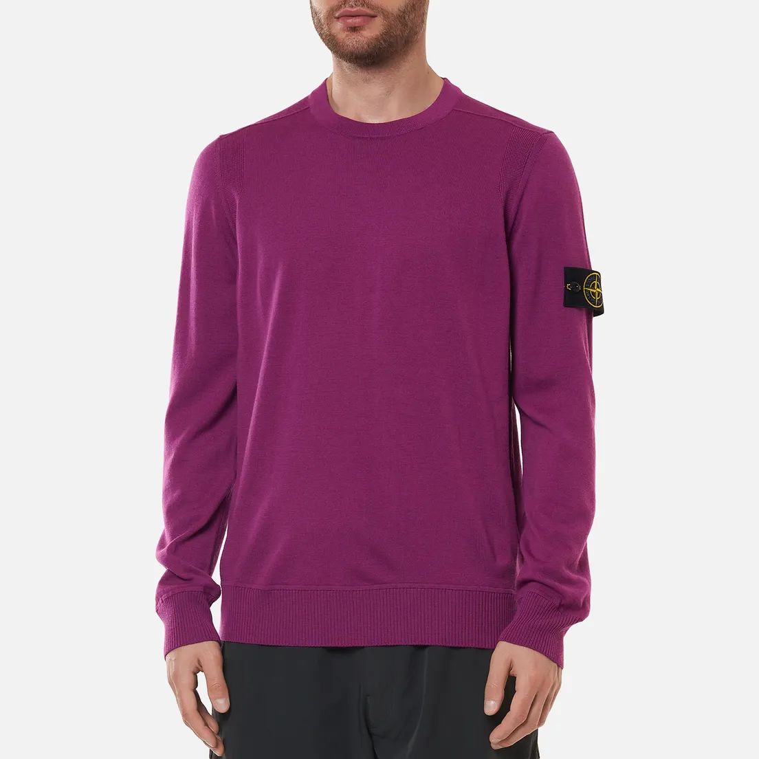 Stone Island Мужской свитер Classic Crew Neck Wool