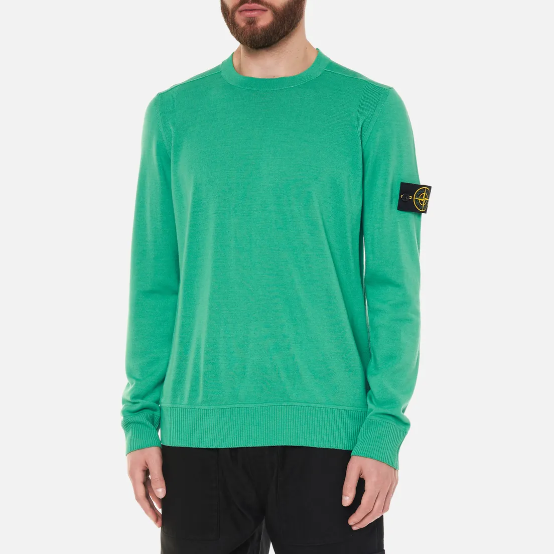 Stone Island Мужской свитер Classic Crew Neck Wool