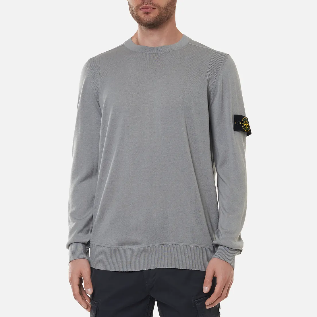 Stone Island Мужской свитер Classic Crew Neck Wool