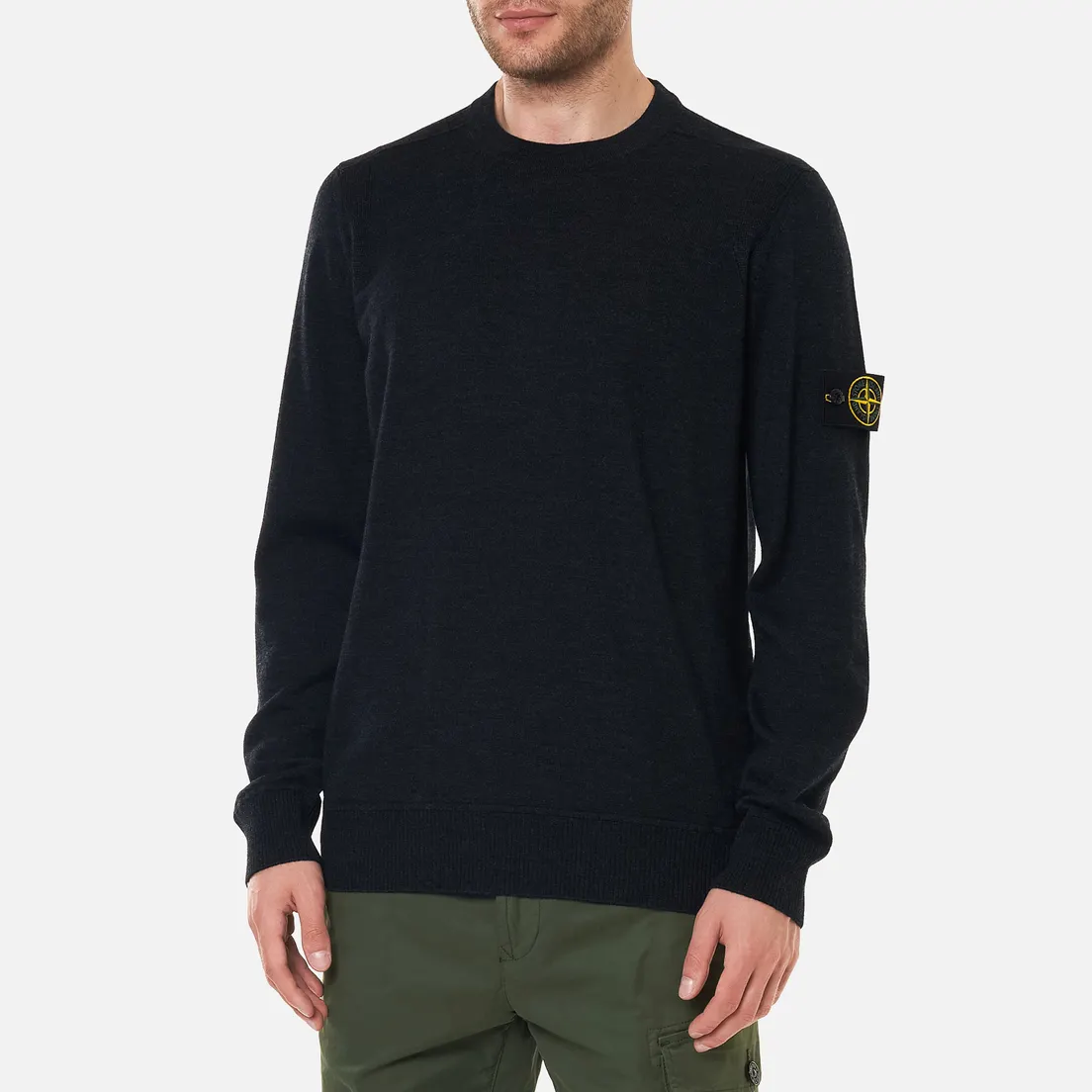 Stone Island Мужской свитер Classic Crew Neck Wool
