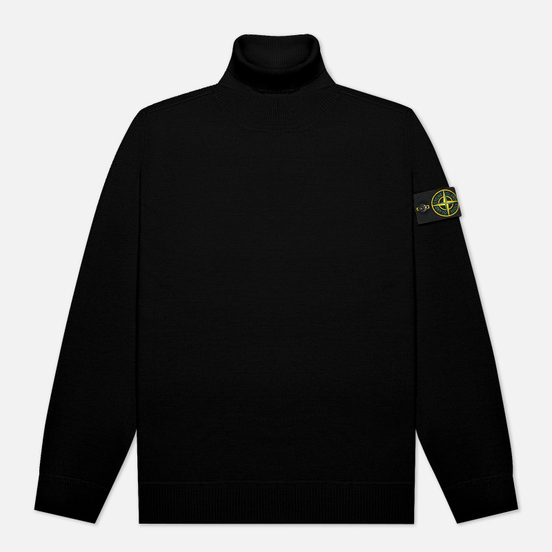 Мужской свитер Stone Island Light Pure Wool Black