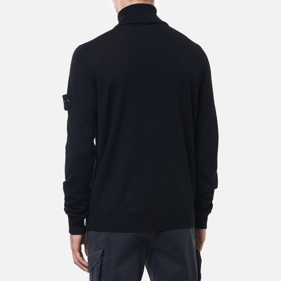 Мужской свитер Stone Island Light Pure Wool Black