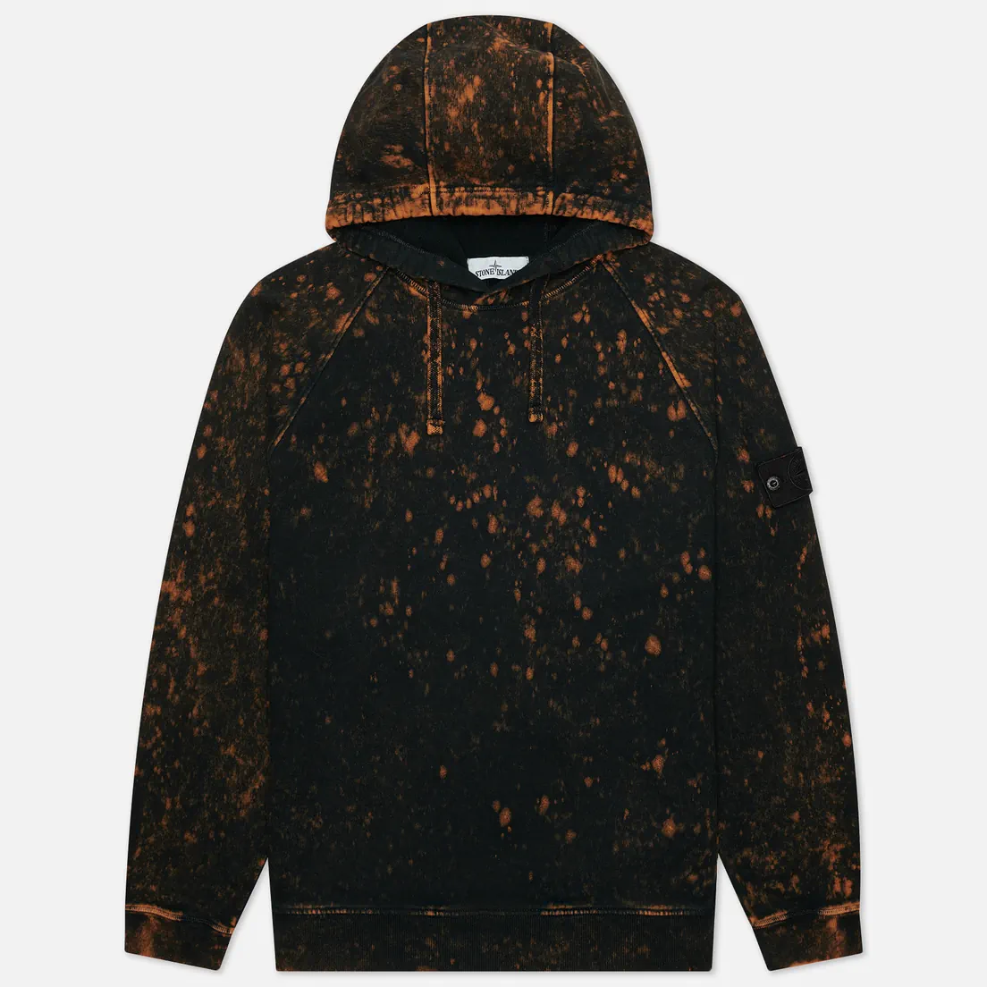 トップス stone  Tie-dye print sweat S 22ss Мужская толстовка Stone Island Cotton Fleece Off-Dye OVD Treatment