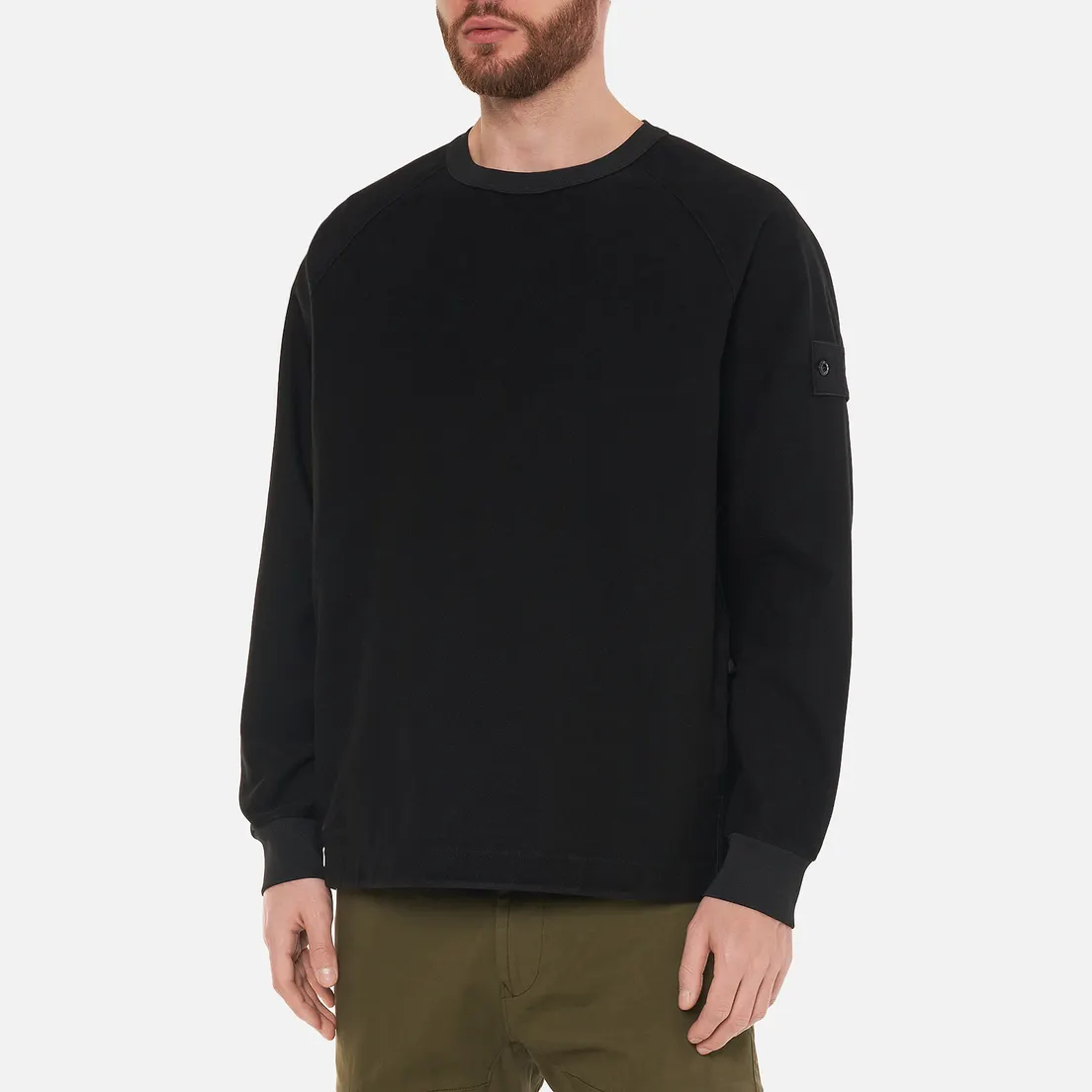 Stone Island Мужская толстовка Ghost Piece Nylon/Cotton