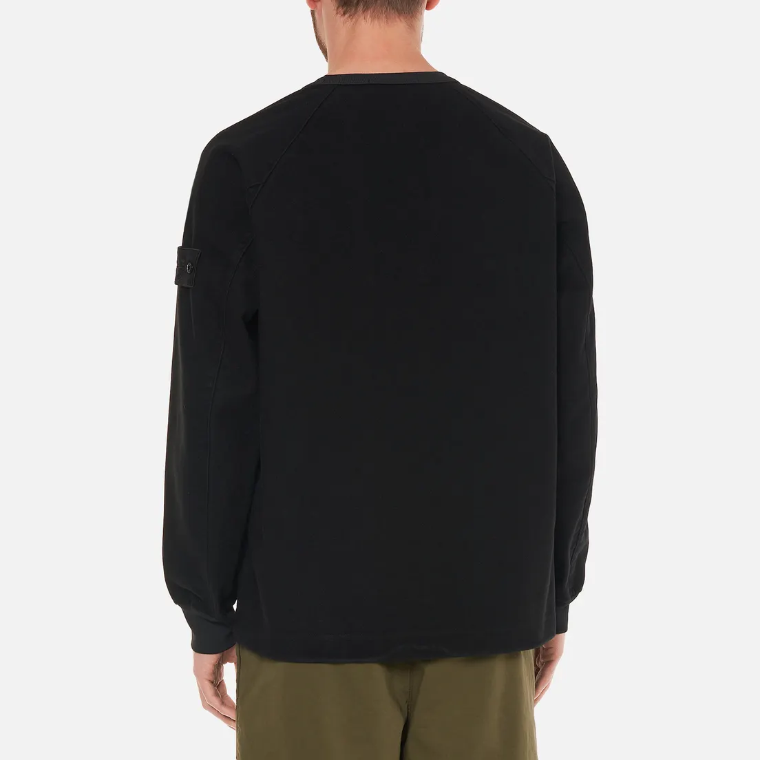Stone Island Мужская толстовка Ghost Piece Nylon/Cotton