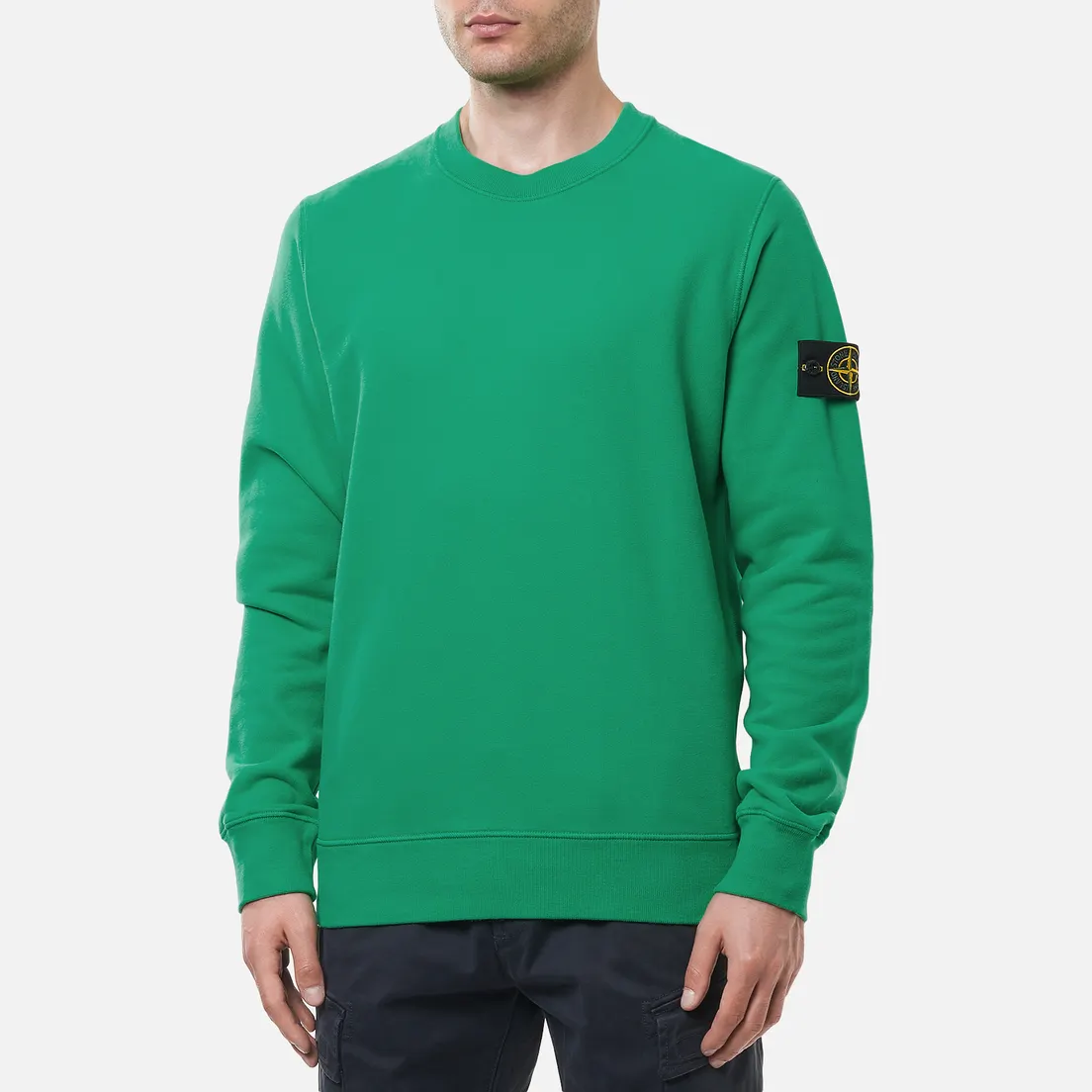 Stone Island Мужская толстовка Crew Neck Cotton Fleece