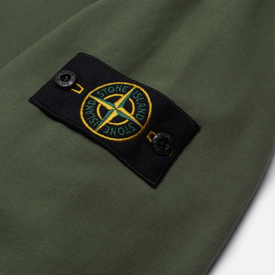 Мужская толстовка Stone Island Crew Neck Cotton Fleece Sage Green