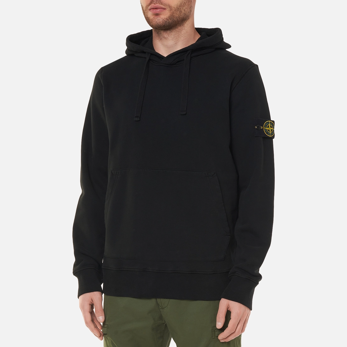 Stone Island Мужская толстовка Brushed Cotton Fleece Hoodie