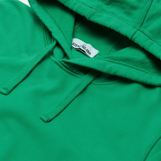 Мужская толстовка Stone Island Brushed Cotton Fleece Hoodie Green