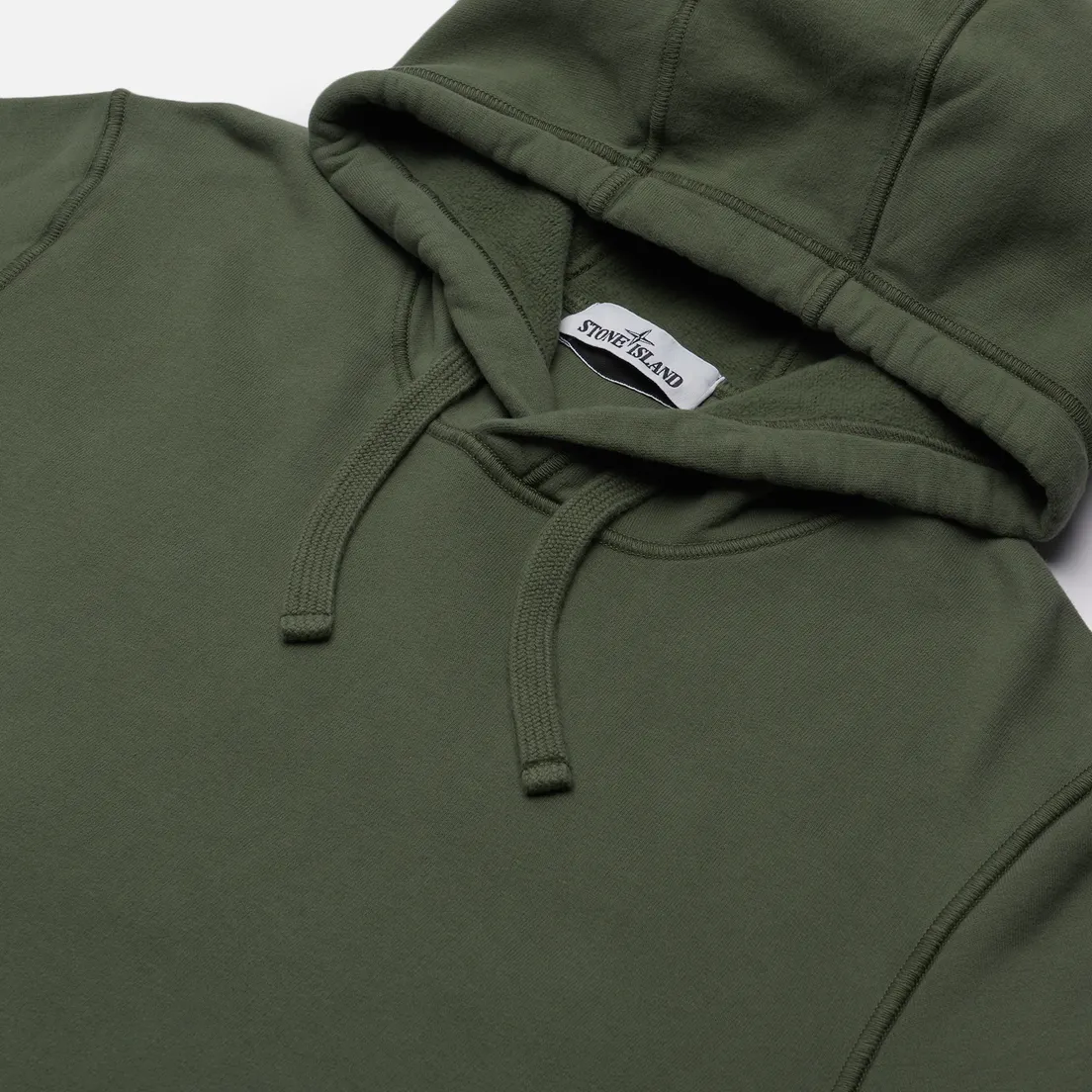 Stone Island Мужская толстовка Brushed Cotton Fleece Hoodie