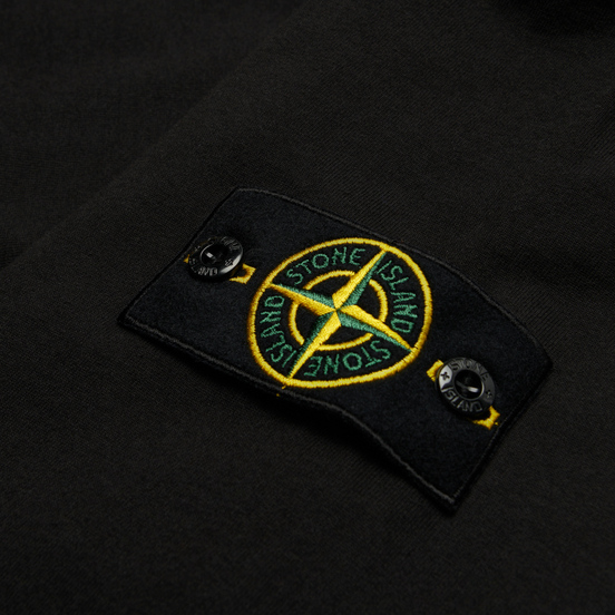 Мужская толстовка Stone Island Classic Crew Neck Lightweight Cotton Black