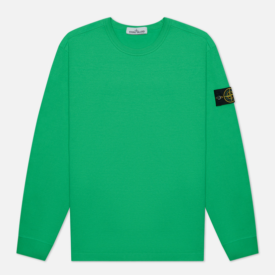 Мужская толстовка Stone Island Classic Crew Neck Lightweight Cotton Green