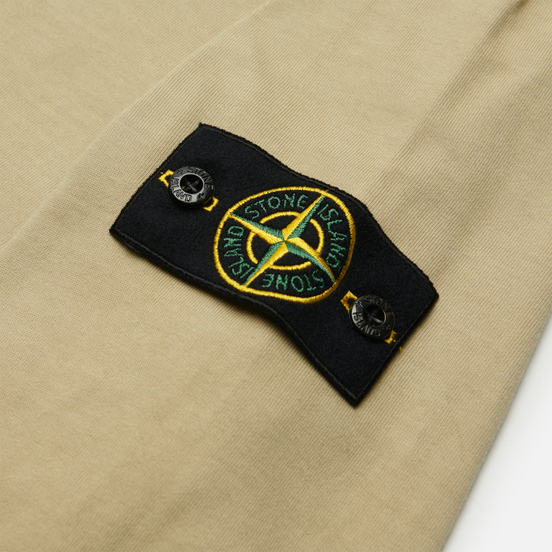 Мужская толстовка Stone Island Classic Crew Neck Lightweight Cotton Ecru