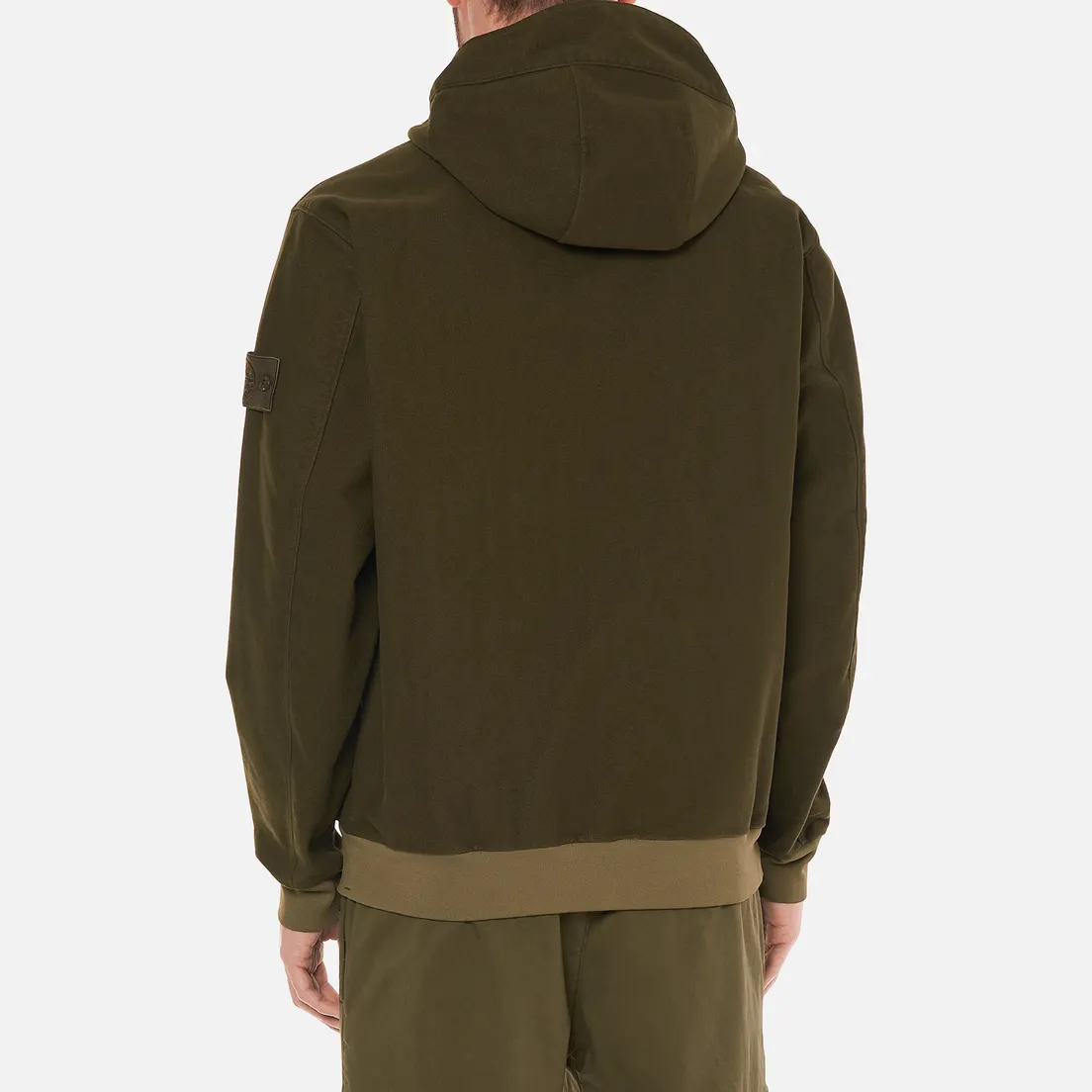 Stone Island Мужская толстовка Ghost Piece Nylon/Cotton Hoodie