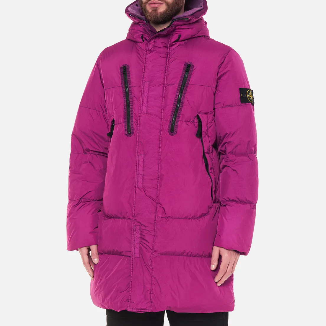 Stone Island Мужской пуховик Garment Dyed Crinkle Reps NY Down-TC