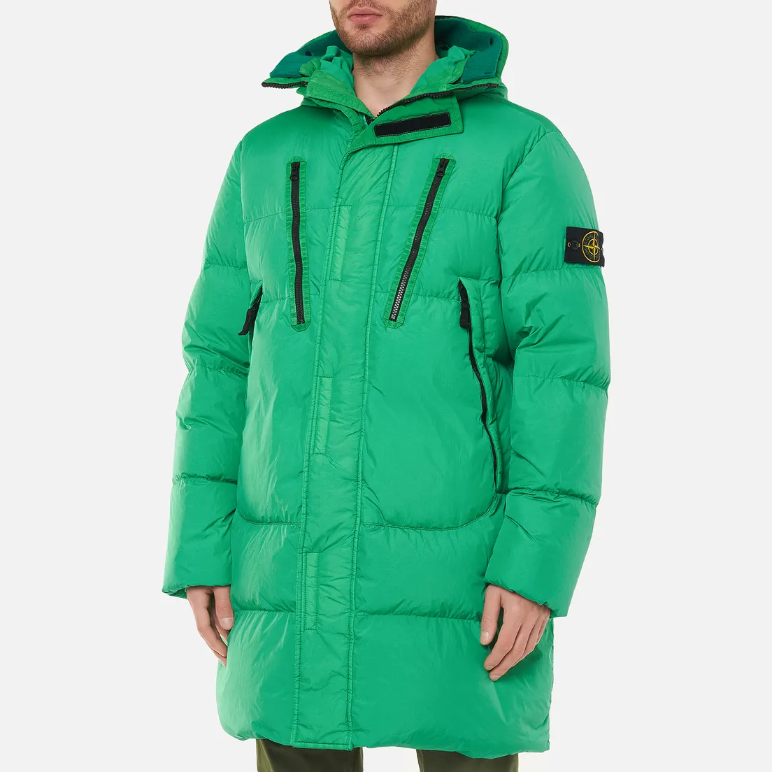 Stone Island Мужской пуховик Garment Dyed Crinkle Reps NY Down-TC
