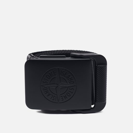 Ремень Stone Island Nylon Tape Clip Buckle 7515 Black