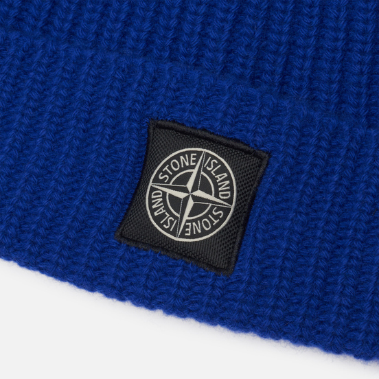 Шапка Stone Island Wool Patch Program Periwinkle