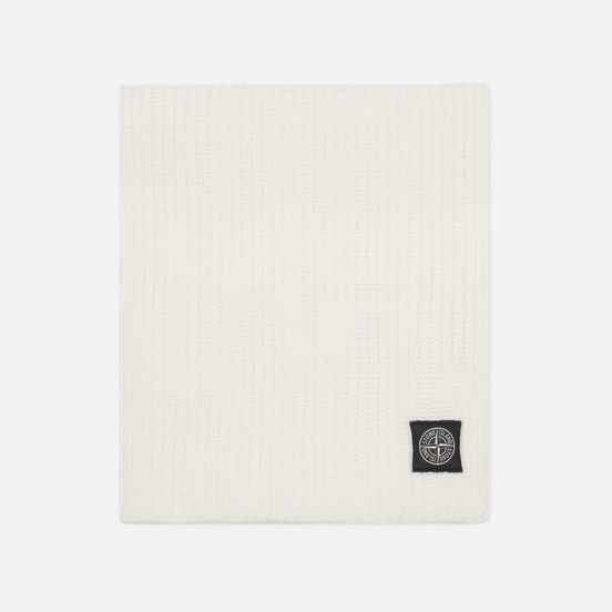 Шарф Stone Island Geelong Wool Natural White