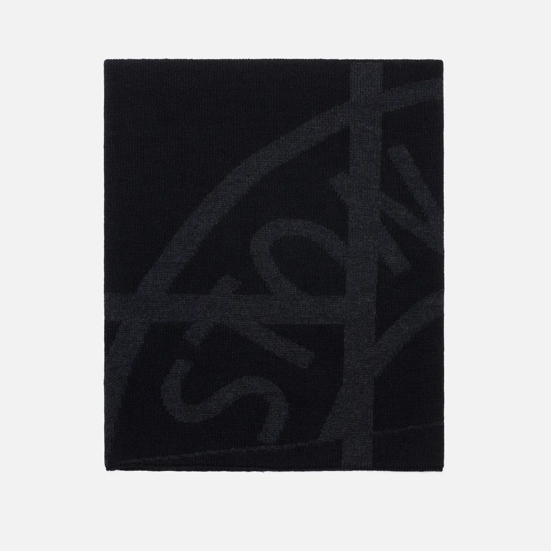 Stone Island Шарф Wool Nylon Mixed Yarns Graphics