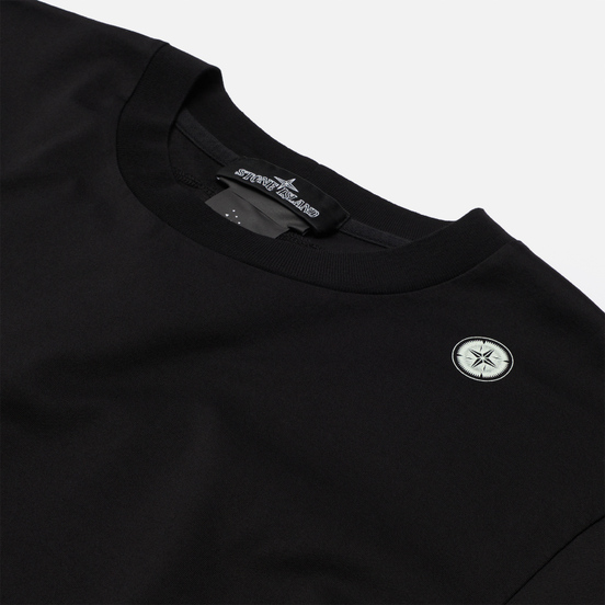 Мужская футболка Stone Island Shadow Project Mini Logo CXADO 7519 Black