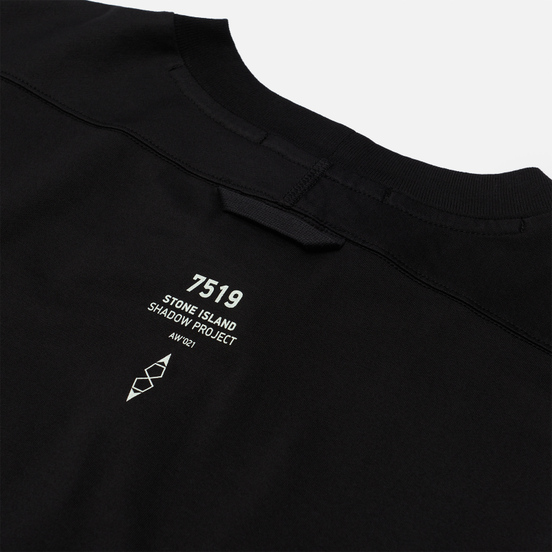 Мужская футболка Stone Island Shadow Project Mini Logo CXADO 7519 Black