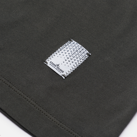 Мужская футболка Stone Island Shadow Project Mini Logo CXADO 7519 Antracite
