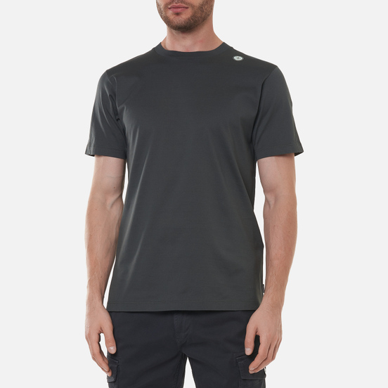 Мужская футболка Stone Island Shadow Project Mini Logo CXADO 7519 Antracite