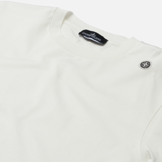 Мужская футболка Stone Island Shadow Project Mini Logo CXADO 7519 White