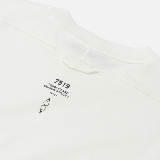 Мужская футболка Stone Island Shadow Project Mini Logo CXADO 7519 White