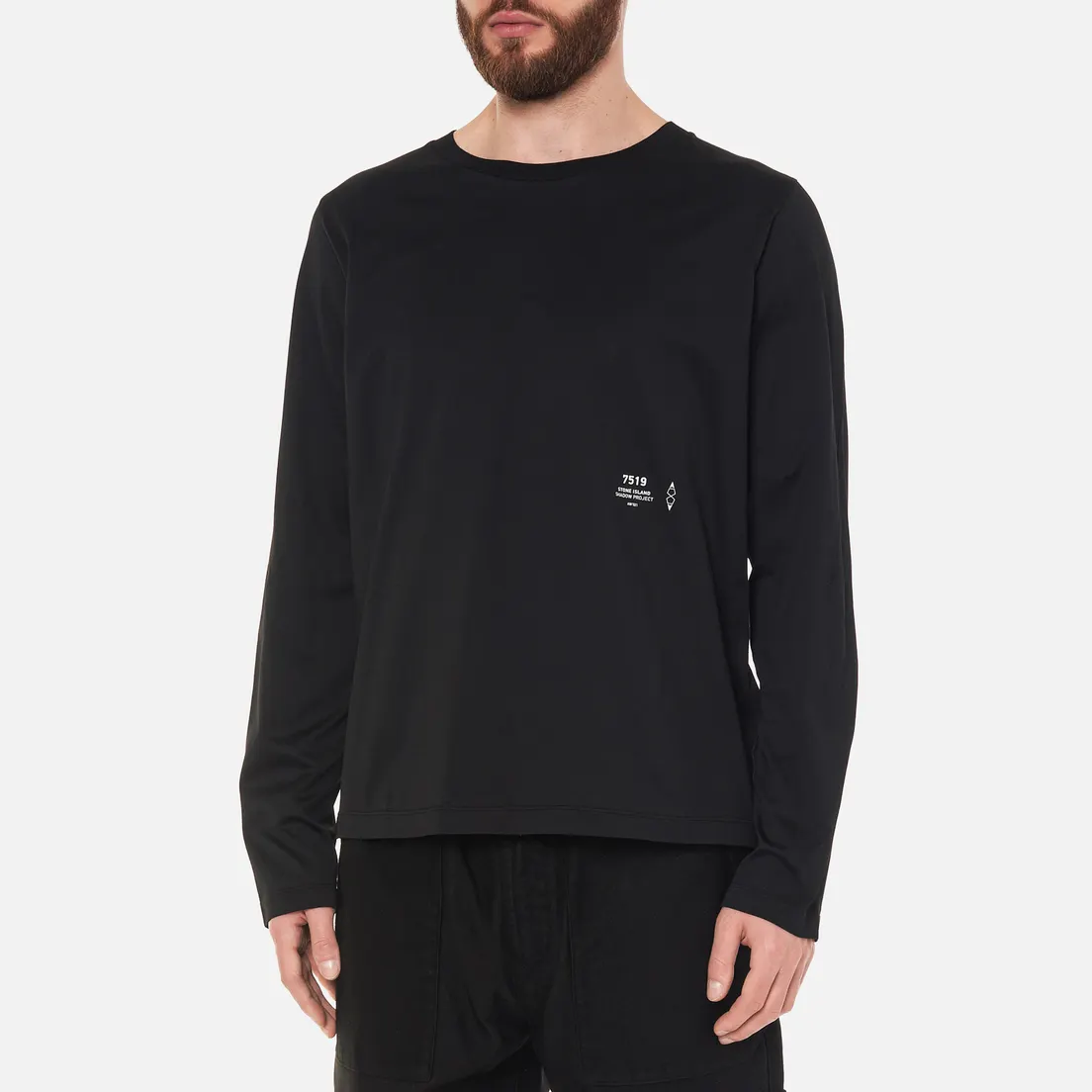 Stone Island Shadow Project Мужской лонгслив Mini Logo CXADO 7519