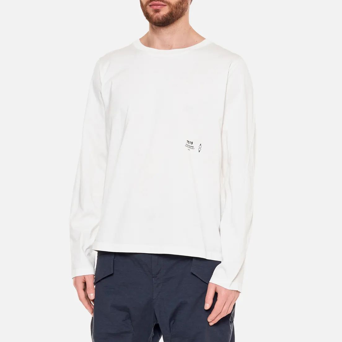 Stone Island Shadow Project Мужской лонгслив Mini Logo CXADO 7519