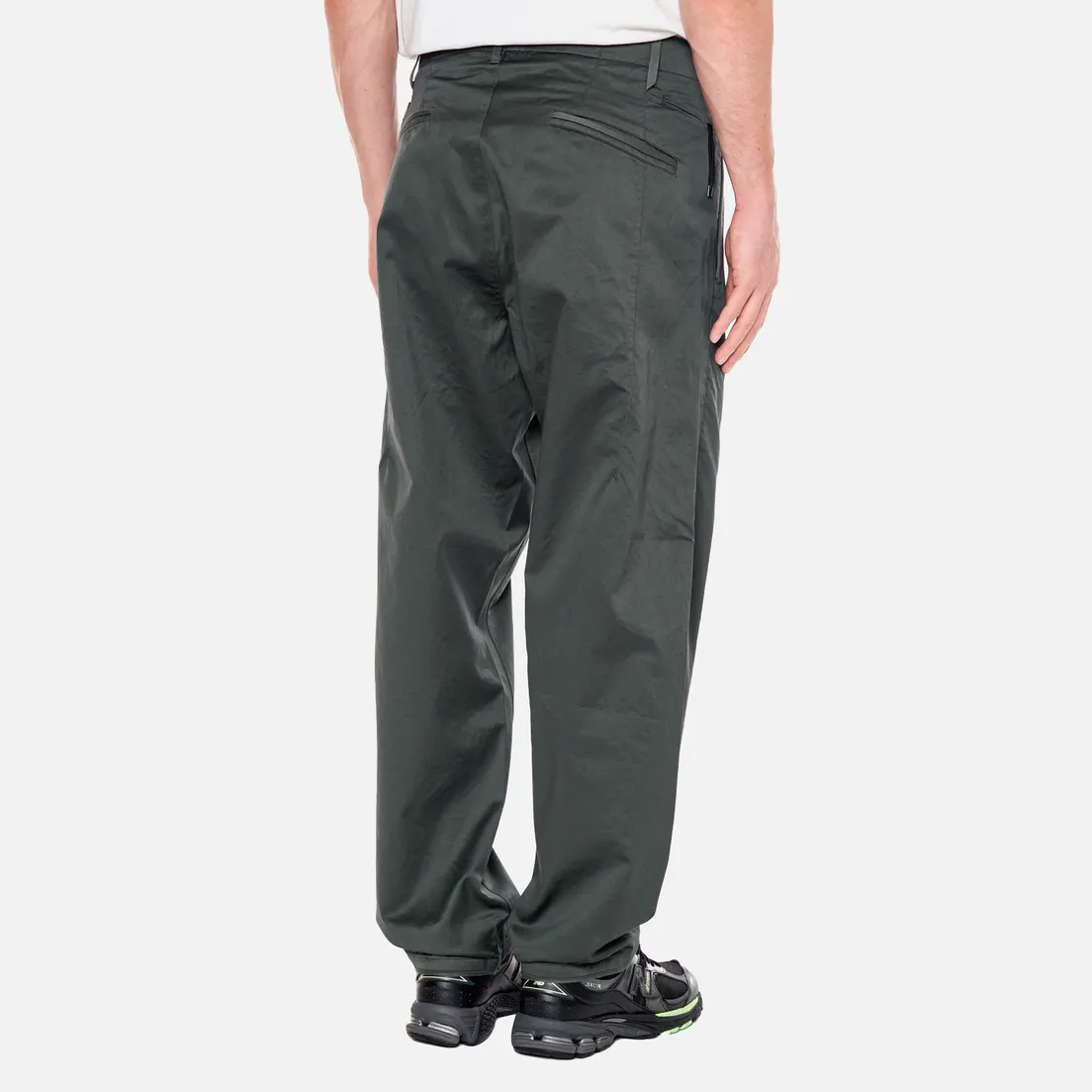 Stone Island Shadow Project Мужские брюки Cotton Satin Garment Dyed Chapter 2